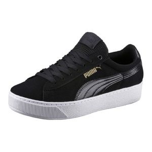 Puma Vikky Platform Sneaker Black/White